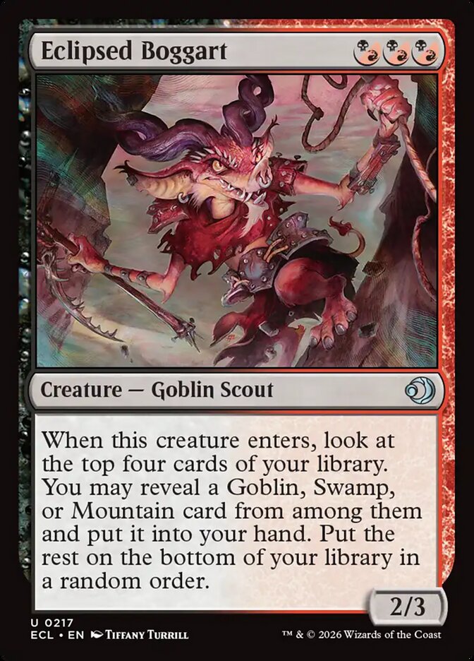 Eclipsed Boggart (217) - Lorwyn Eclipsed (ECL)