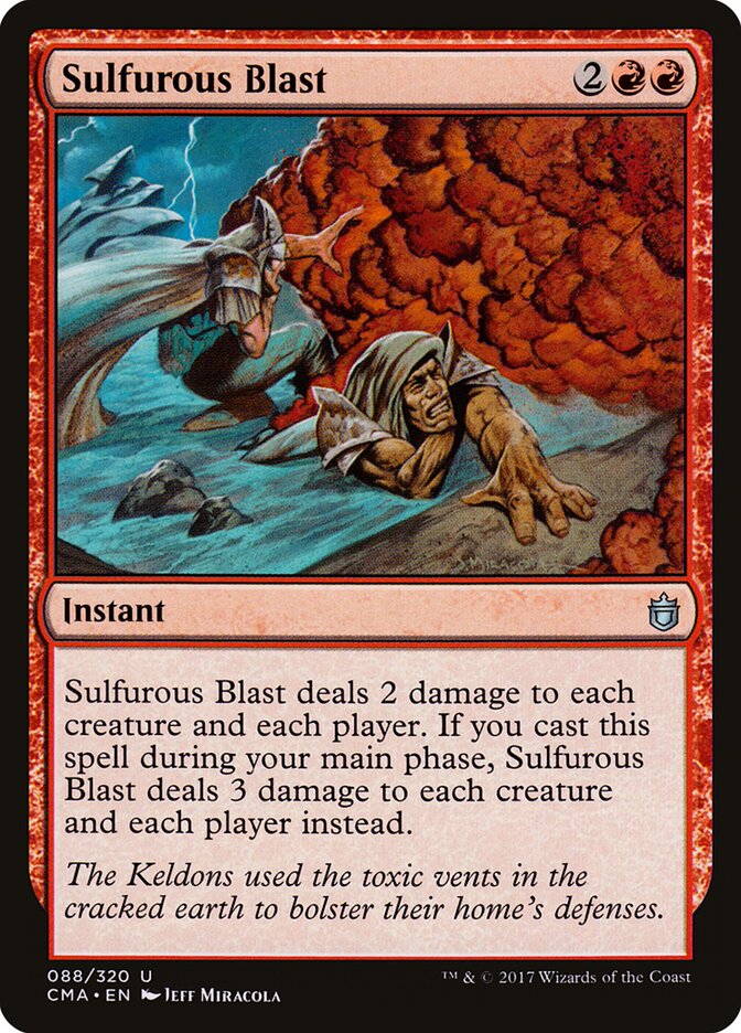 Sulfurous Blast (88) - Commander Anthology (CMA)