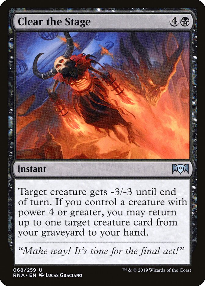 Clear the Stage (68) - Ravnica Allegiance (RNA)
