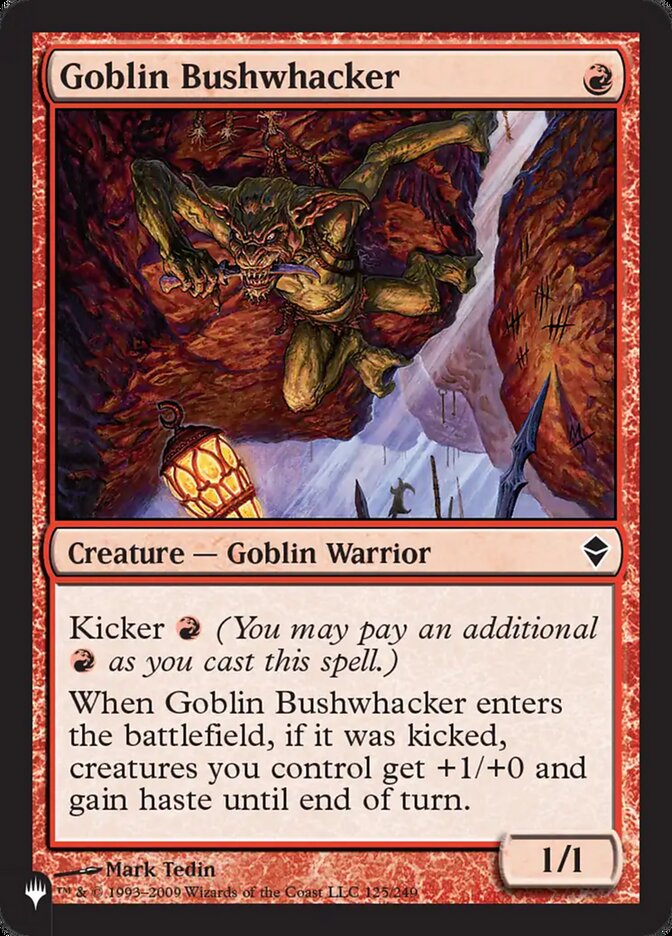 Goblin Bushwhacker (ZEN-125) - The List (PLST)