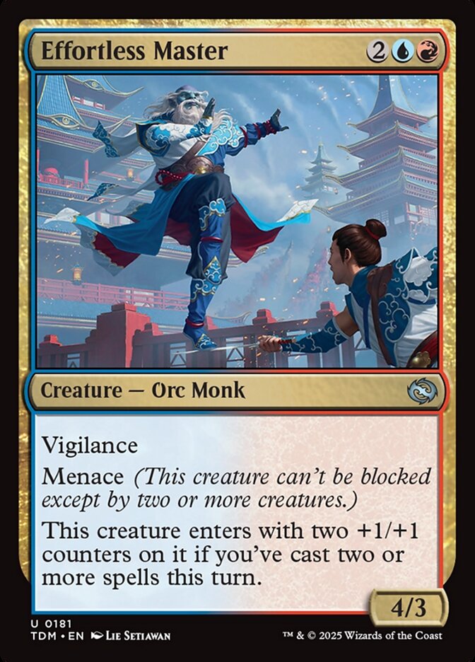 Effortless Master (181) - Tarkir: Dragonstorm (TDM)