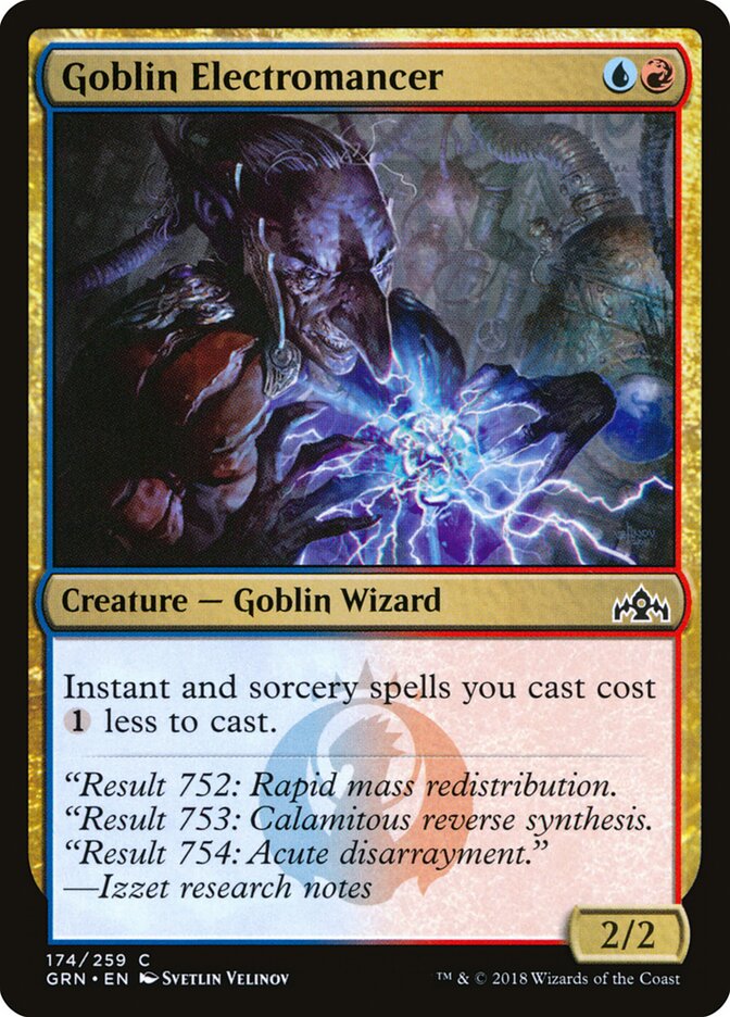 Goblin Electromancer (174) - Guilds of Ravnica (GRN)