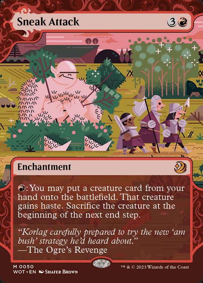 Sneak Attack (50) - Wilds of Eldraine: Enchanting Tales (WOT)