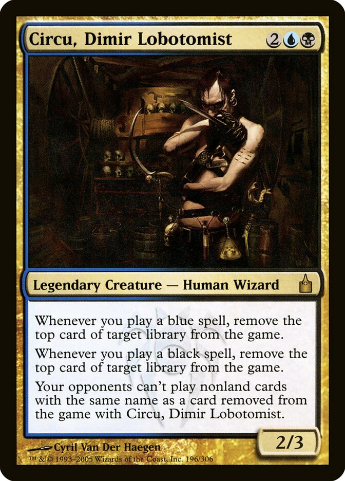 Circu, Dimir Lobotomist (196) - Ravnica: City of Guilds (RAV)
