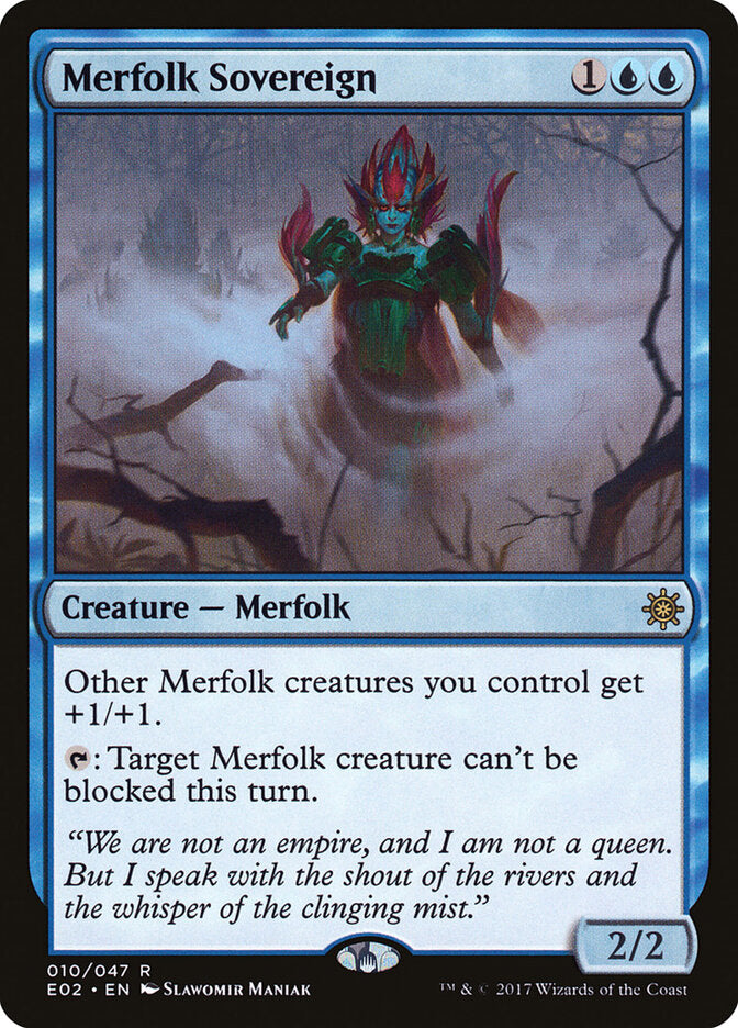 Merfolk Sovereign (10) - Explorers of Ixalan (E02)