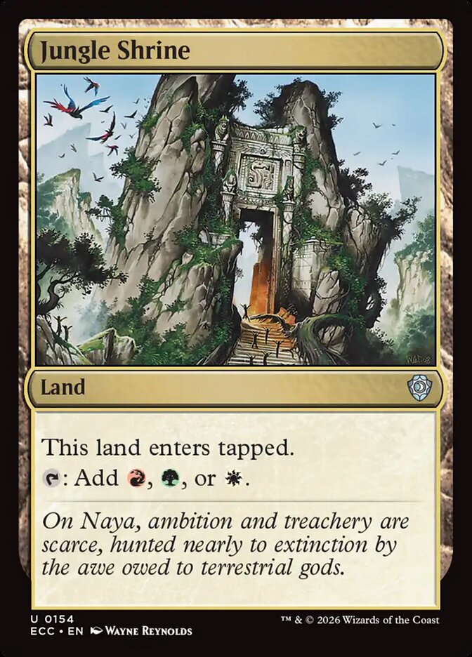 Jungle Shrine (154) - Lorwyn Eclipsed Commander (ECC)