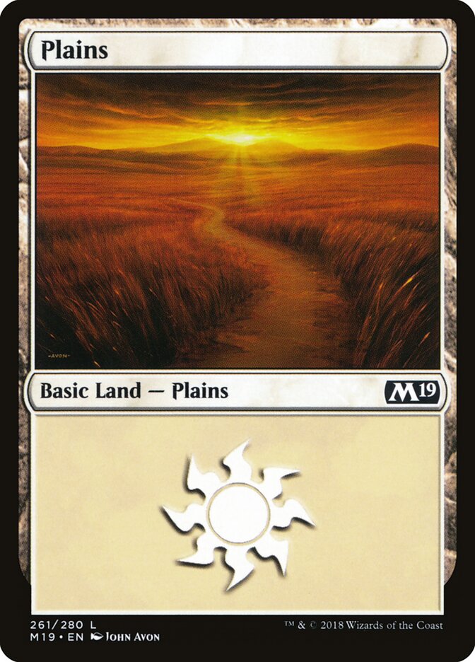 Plains (261) - Core Set 2019 (M19)