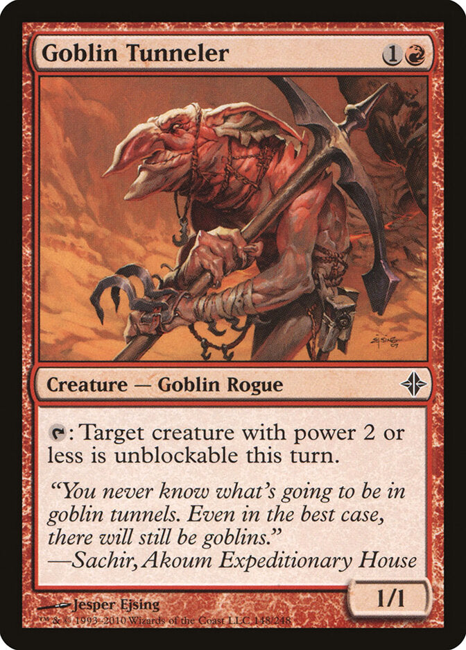 Goblin Tunneler (148) - Rise of the Eldrazi (ROE)