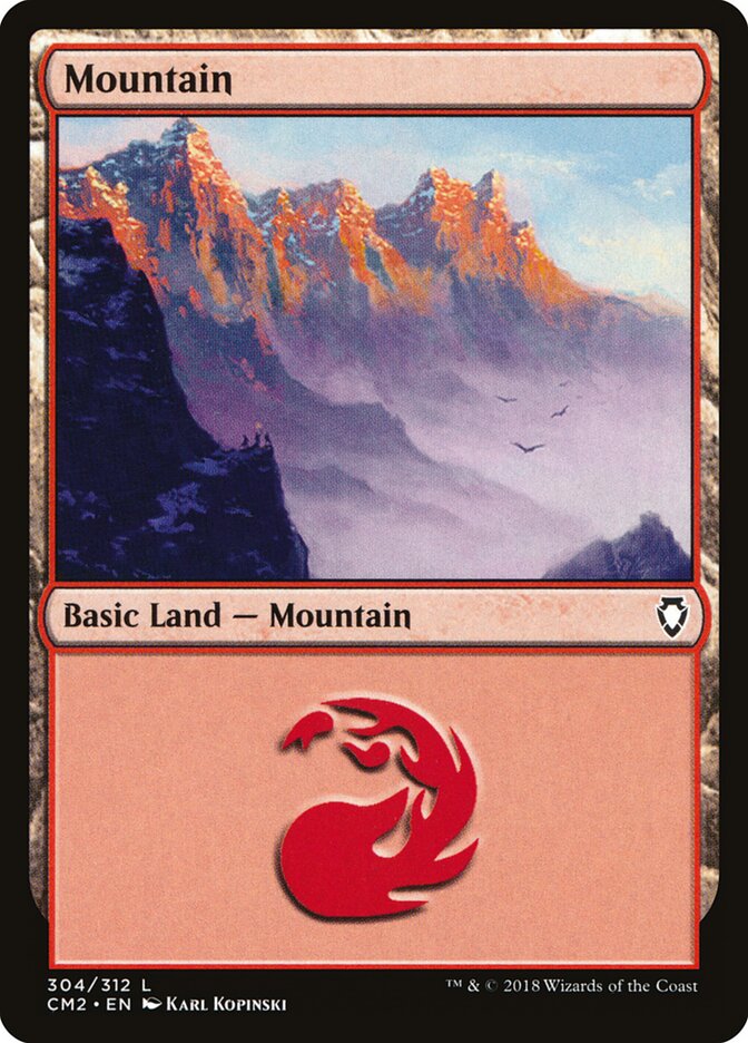 Mountain (304) - Commander Anthology Volume II (CM2)