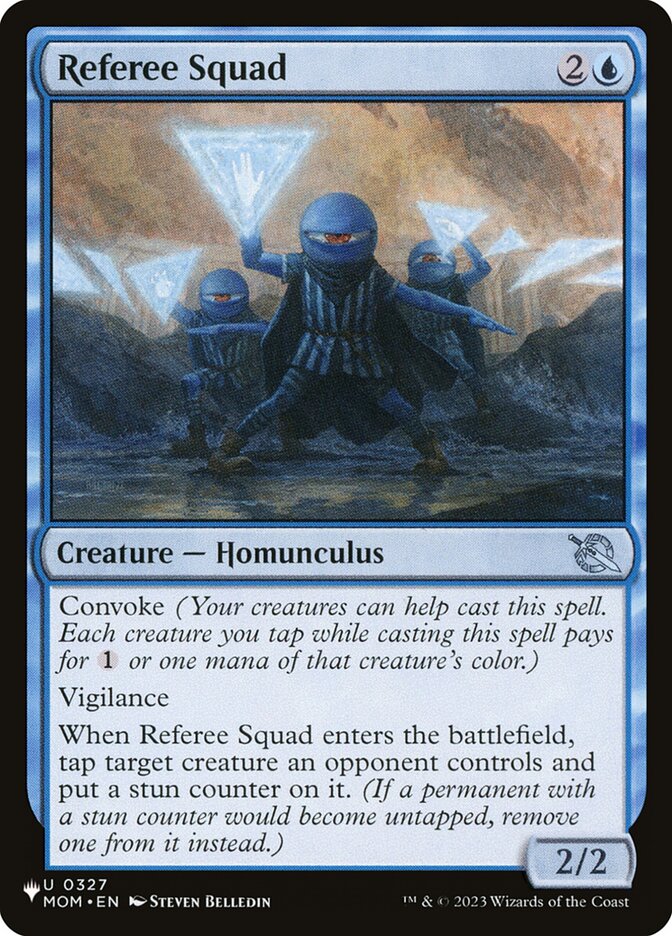 Referee Squad (MOM-327) - The List (PLST)