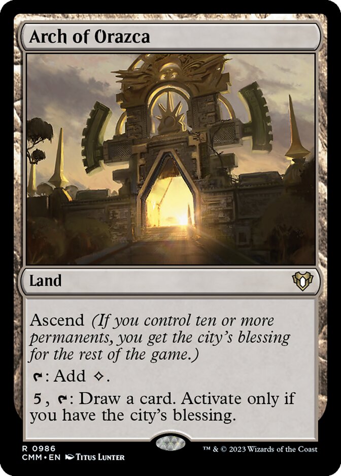 Arch of Orazca (986) - Commander Masters (CMM)