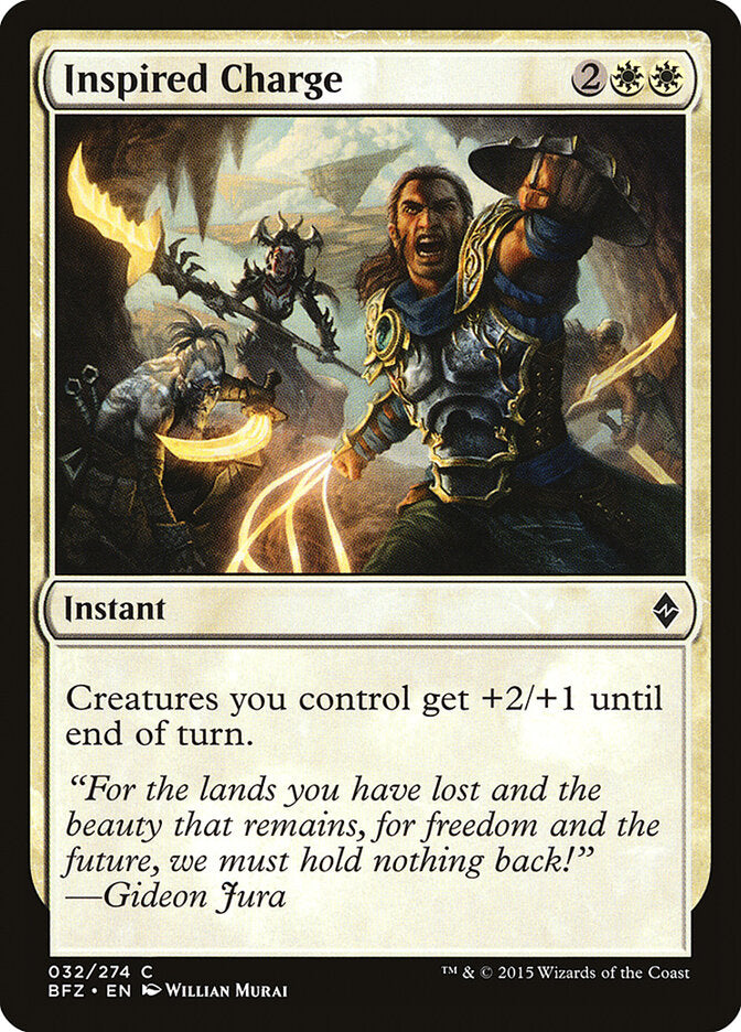 Inspired Charge (32) - Battle for Zendikar (BFZ)