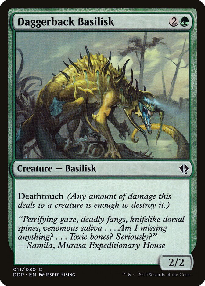 Daggerback Basilisk (11) - Duel Decks: Zendikar vs. Eldrazi (DDP)