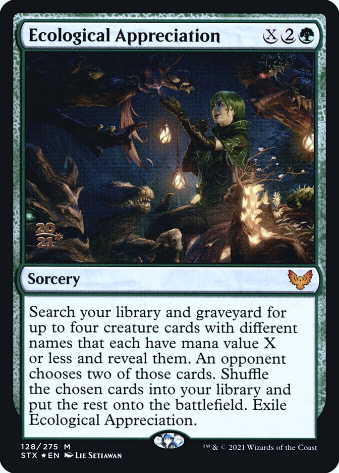 Ecological Appreciation (128s) - Strixhaven: School of Mages Promos (PSTX)
