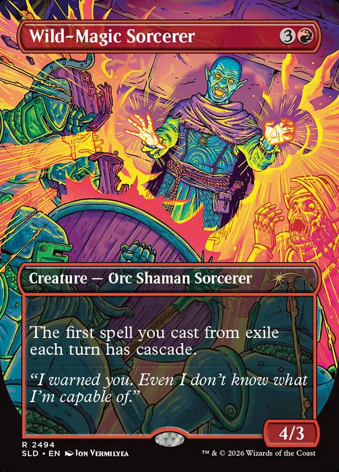 Wild-Magic Sorcerer (2494) - Secret Lair Drop (SLD)