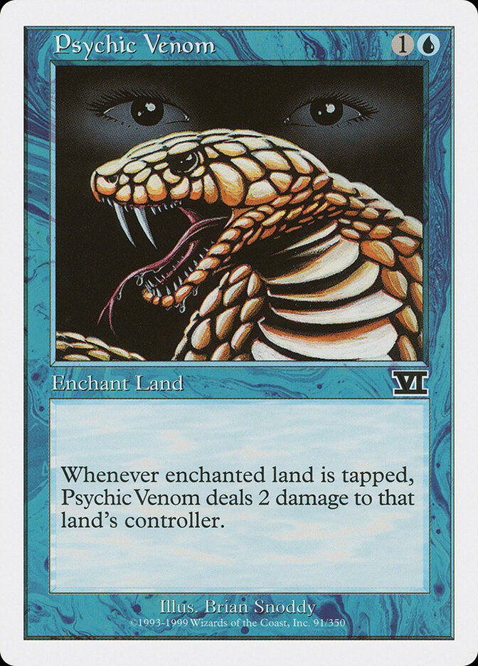 Psychic Venom (91) - Classic Sixth Edition (6ED)