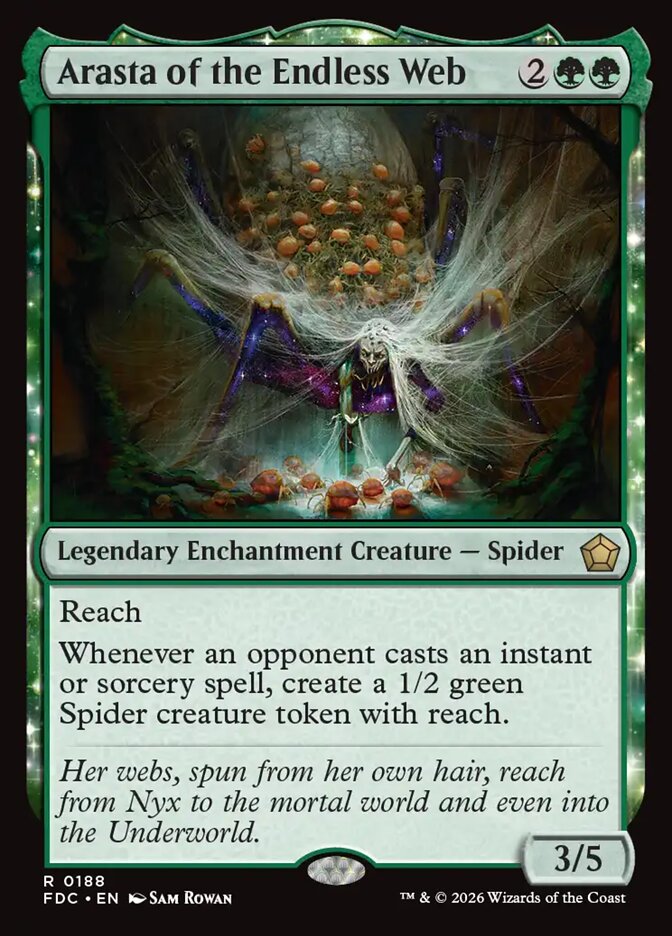 Arasta of the Endless Web (188) - Foundations Commander (FDC)