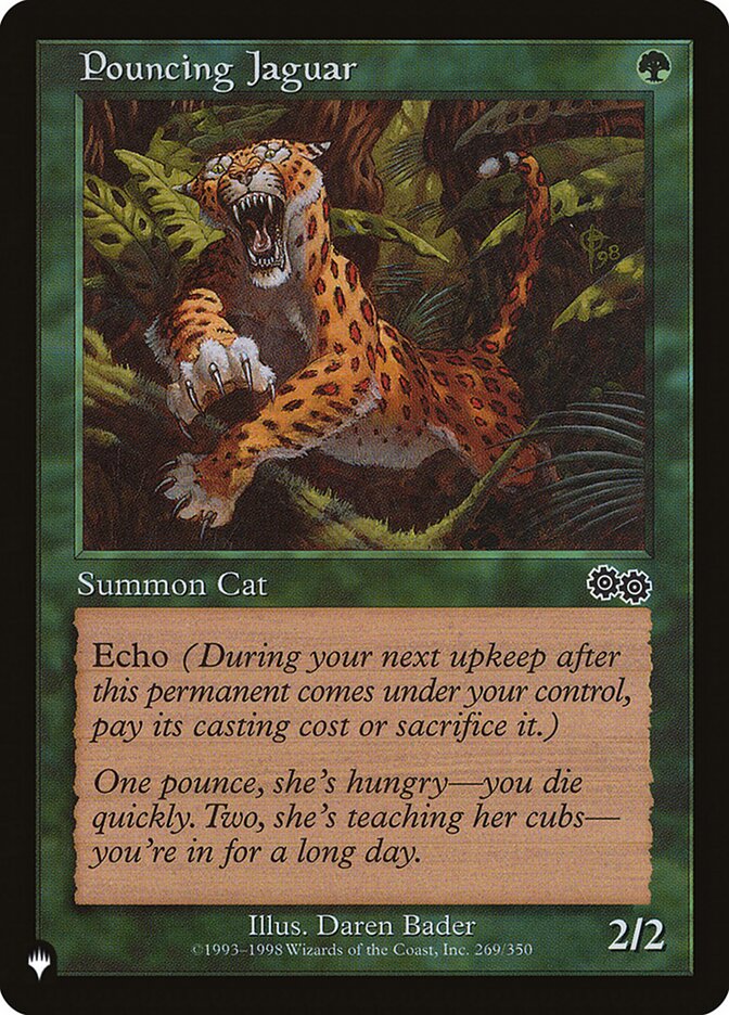 Pouncing Jaguar (USG-269) - The List (PLST)