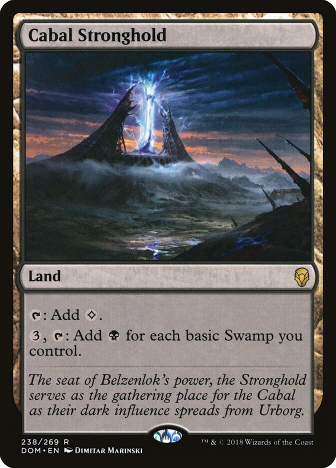 Cabal Stronghold (238) - Dominaria (DOM)
