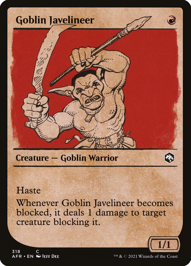 Goblin Javelineer (318) - Adventures in the Forgotten Realms (AFR)