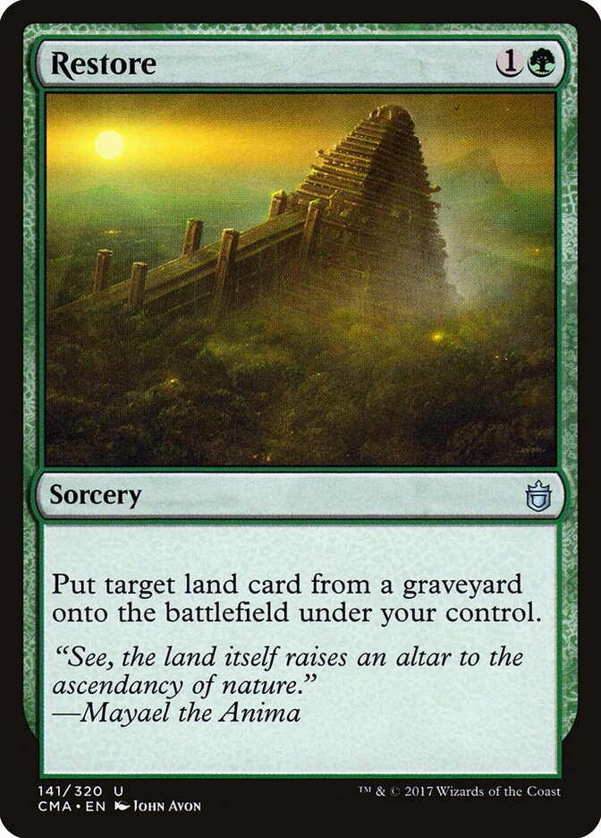 Restore (141) - Commander Anthology (CMA)