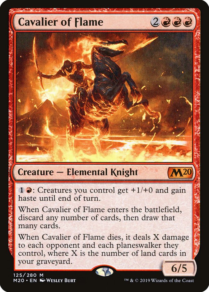 Cavalier of Flame (125) - Core Set 2020 (M20)