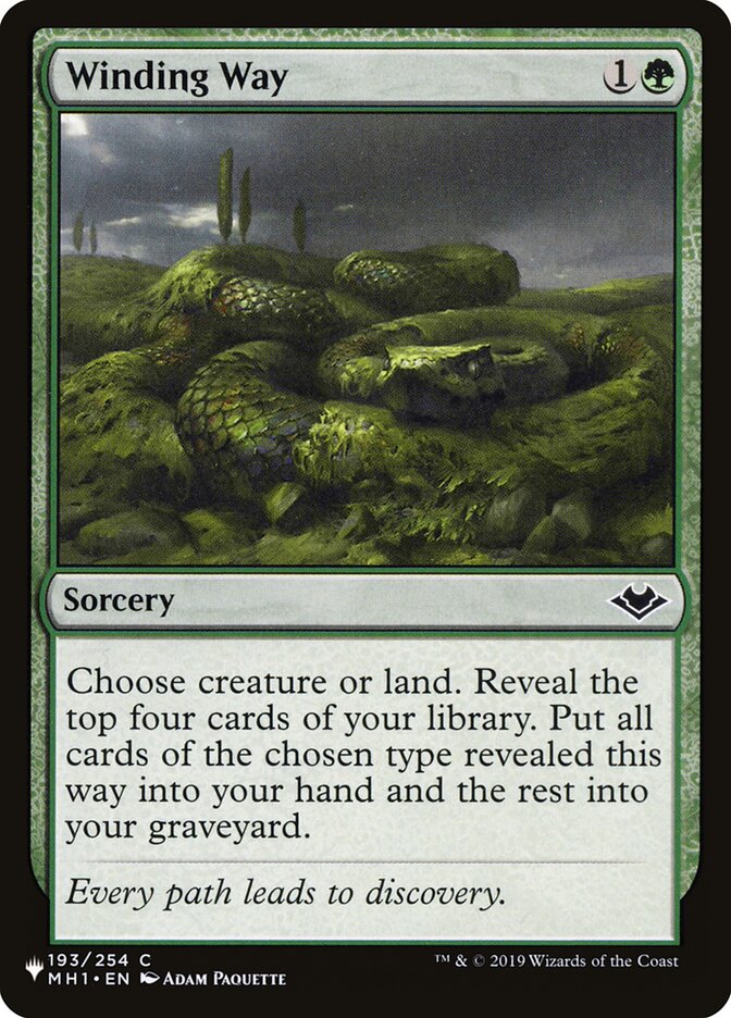 Winding Way (MH1-193) - The List (PLST)