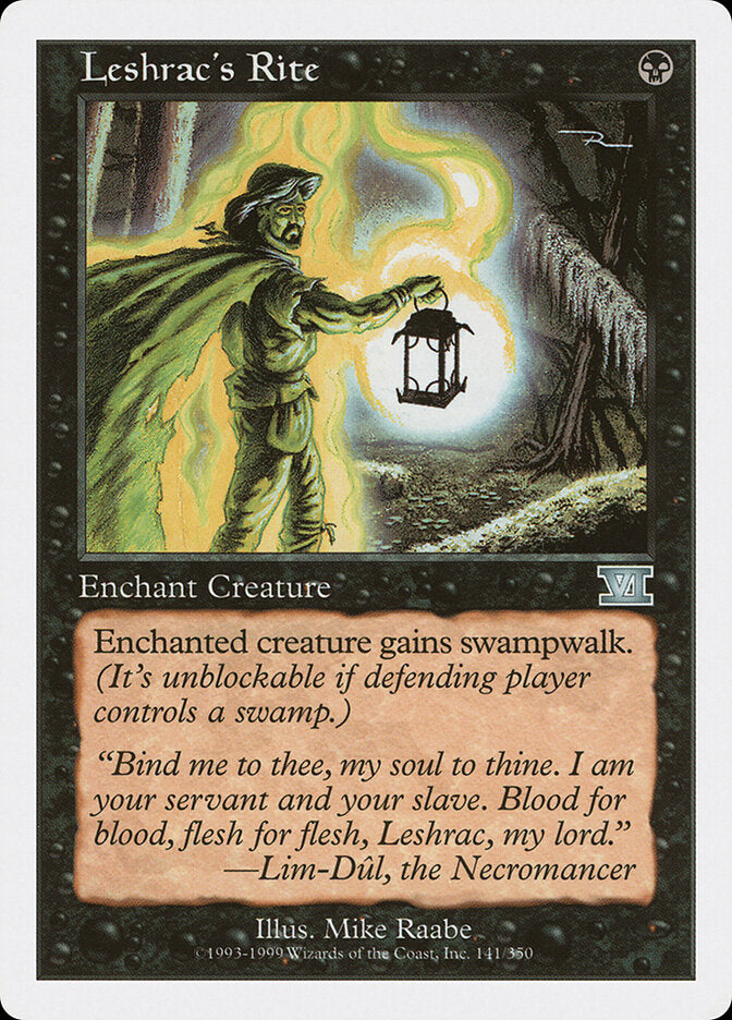 Leshrac's Rite (141) - Classic Sixth Edition (6ED)