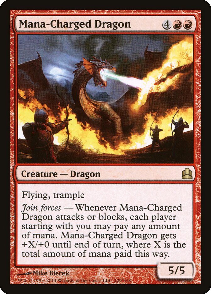 Mana-Charged Dragon (129) - Commander 2011 (CMD)