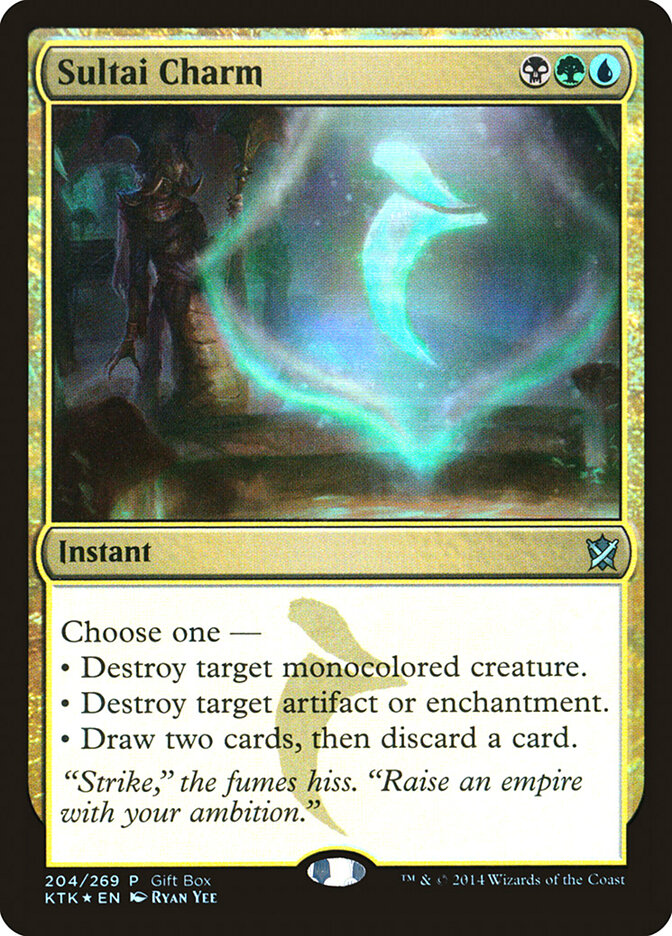 Sultai Charm (204) - Khans of Tarkir Promos (PKTK)