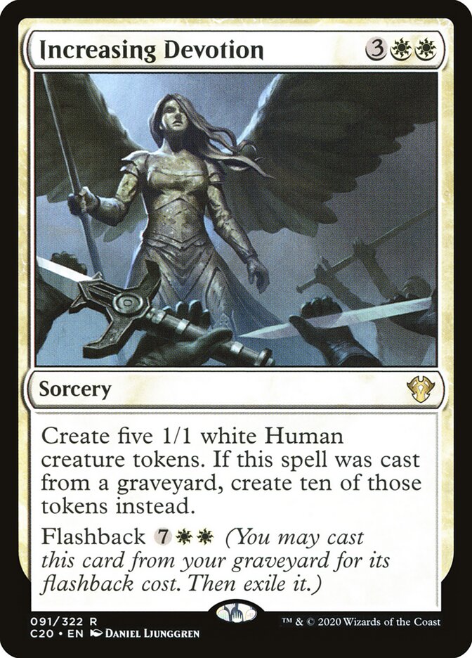Increasing Devotion (91) - Commander 2020 (C20)