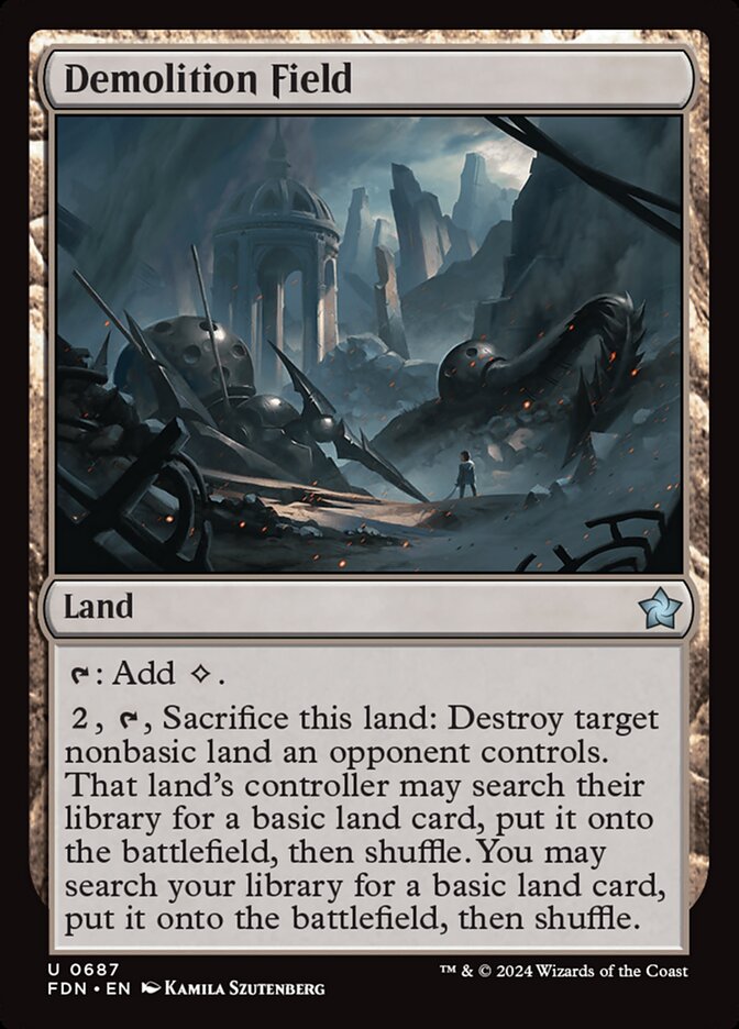 Demolition Field (687) - Foundations (FDN)
