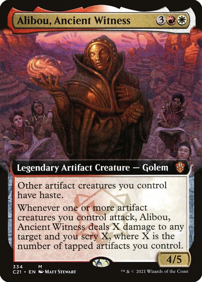Alibou, Ancient Witness (334) - Commander 2021 (C21)