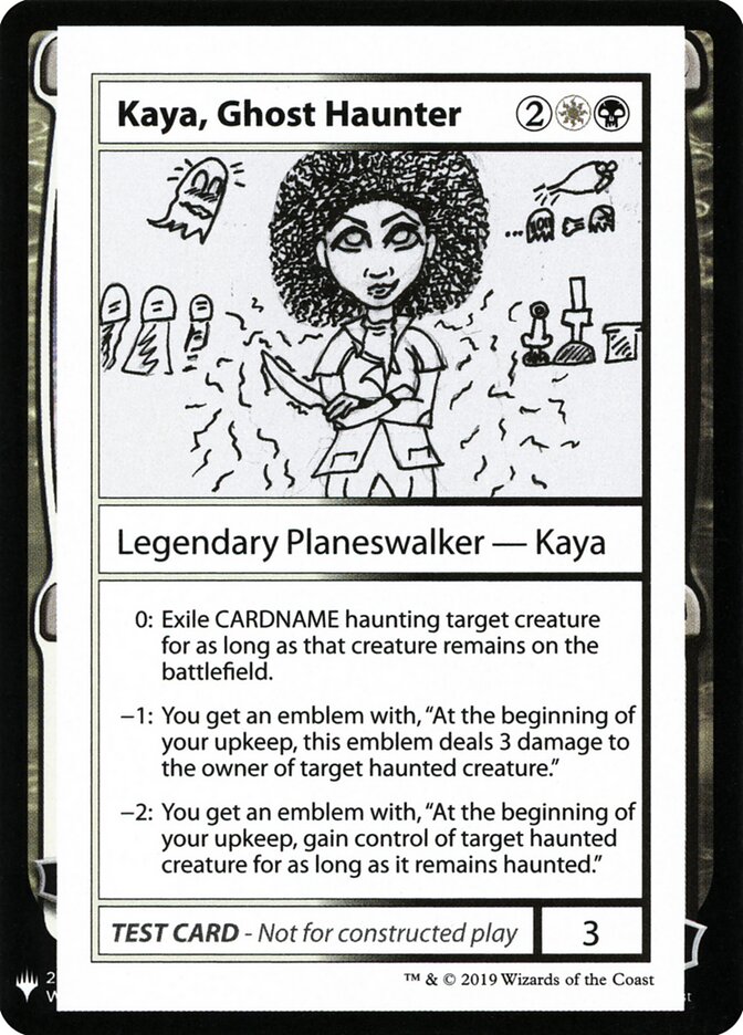 Kaya, Ghost Haunter (94) - Mystery Booster Playtest Cards 2019 (CMB1)