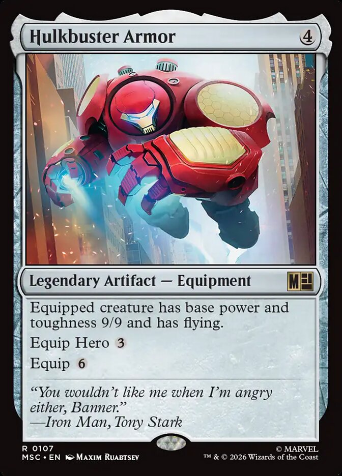 Hulkbuster Armor (107) - Marvel Super Heroes Commander (MSC)