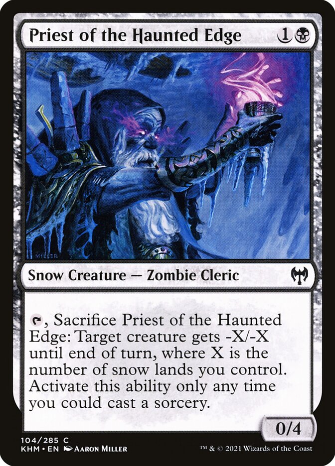 Priest of the Haunted Edge (104) - Kaldheim (KHM)