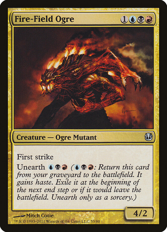Fire-Field Ogre (53) - Duel Decks: Ajani vs. Nicol Bolas (DDH)