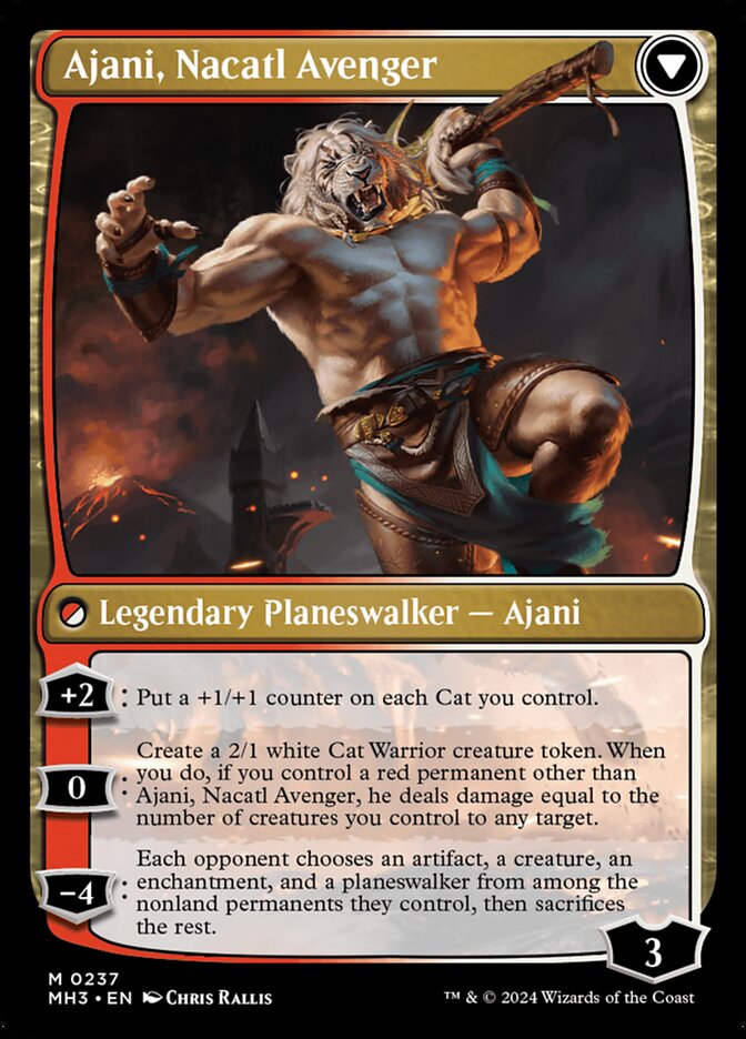 Ajani, Nacatl Pariah // Ajani, Nacatl Avenger (237) - Modern Horizons 3 (MH3)
