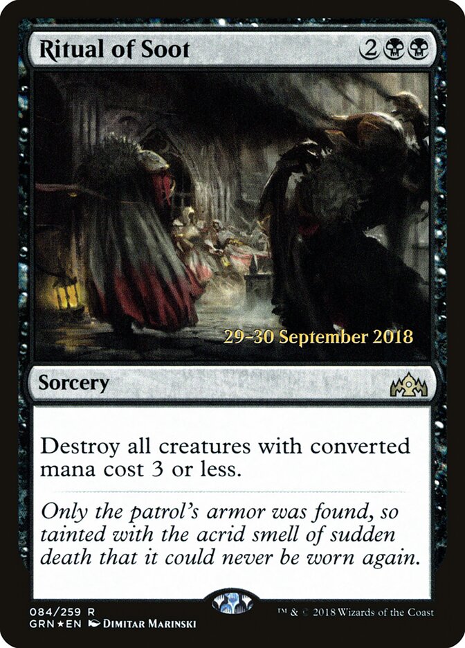 Ritual of Soot (84s) - Guilds of Ravnica Promos (PGRN)