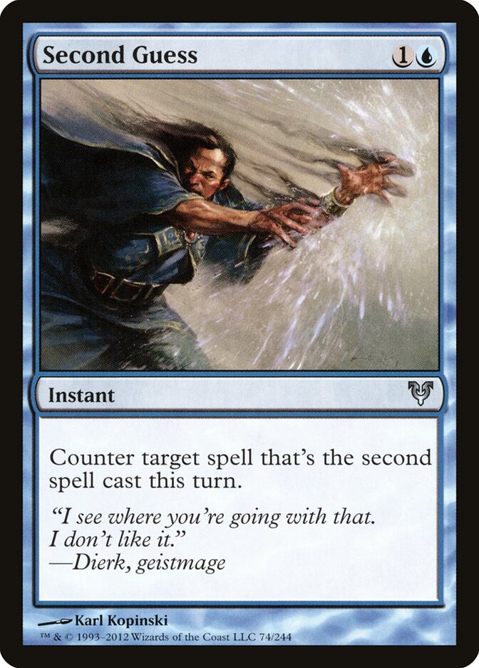 Second Guess (74) - Avacyn Restored (AVR)