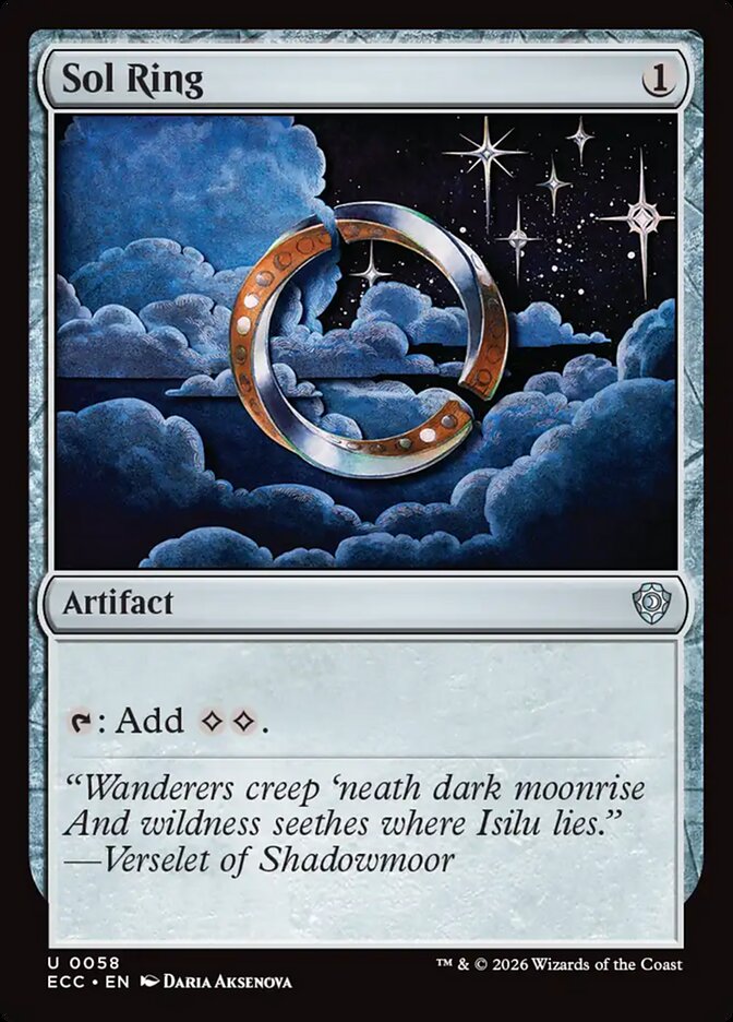 Sol Ring (58) - Lorwyn Eclipsed Commander (ECC)
