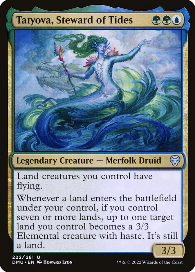 Tatyova, Steward of Tides (222) - Dominaria United (DMU)
