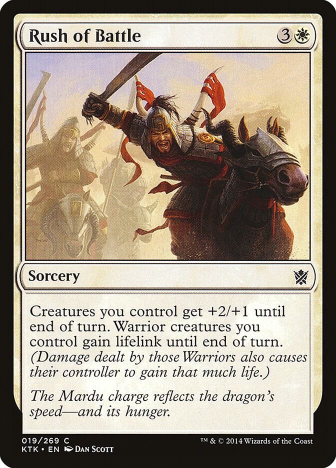 Rush of Battle (19) - Khans of Tarkir (KTK)