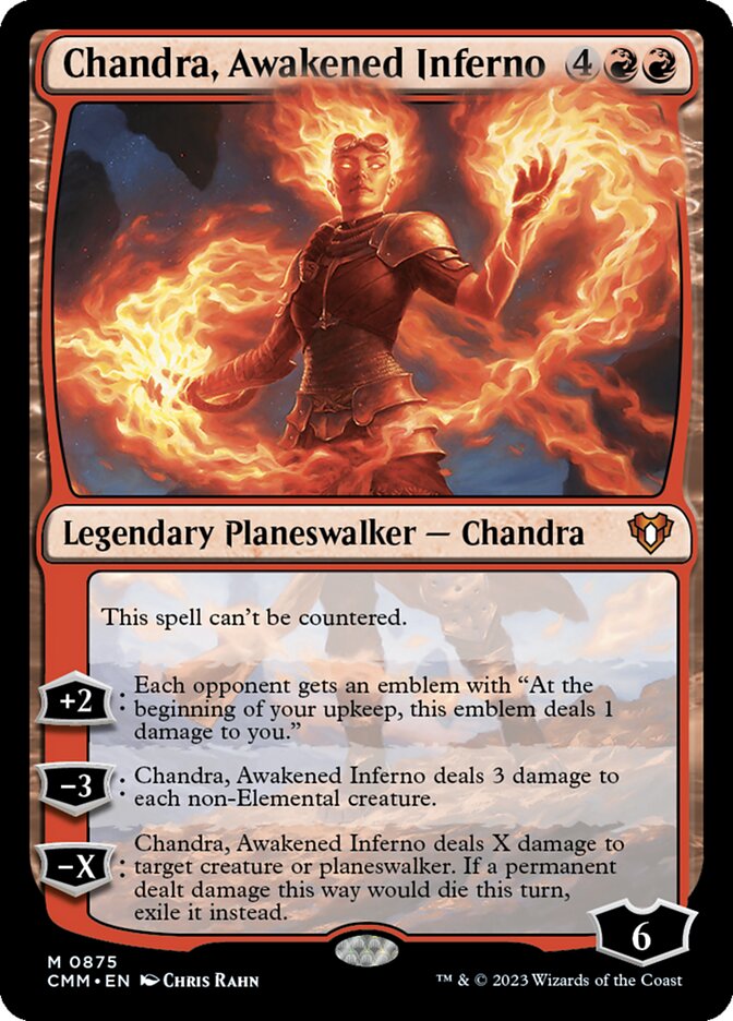 Chandra, Awakened Inferno (875) - Commander Masters (CMM)