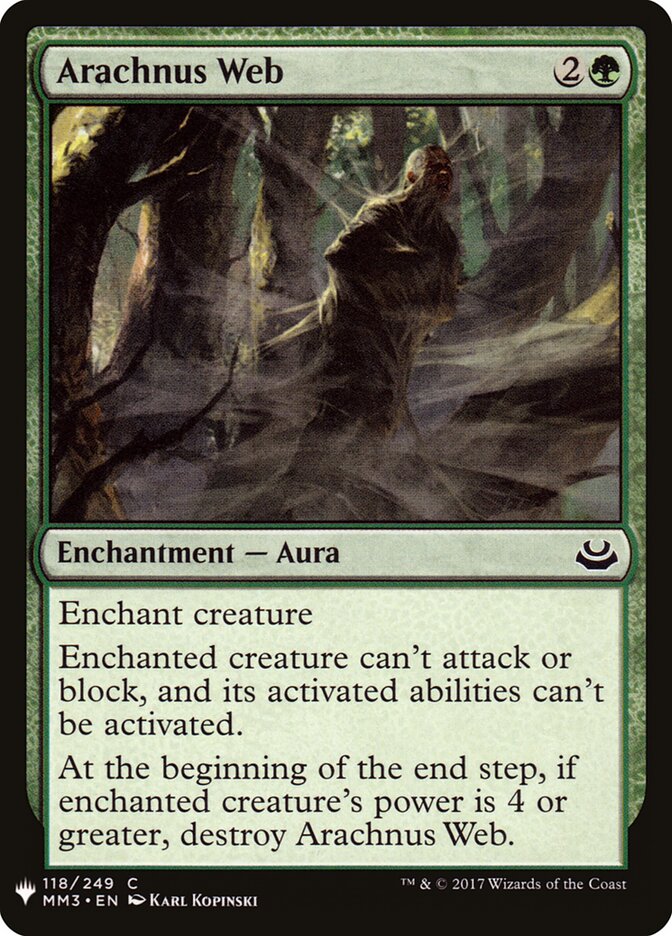 Arachnus Web (MM3-118) - The List (PLST)
