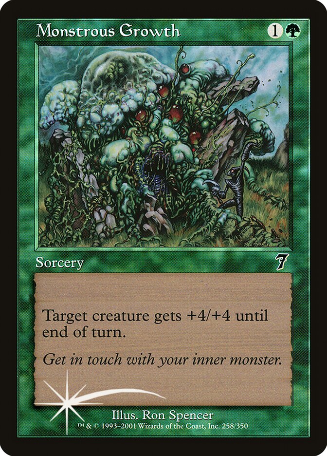 Monstrous Growth (258) - Seventh Edition (7ED)