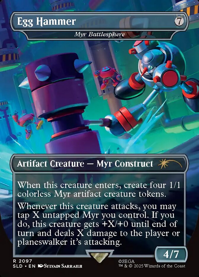 Egg Hammer - Myr Battlesphere (2097) - Secret Lair Drop (SLD)