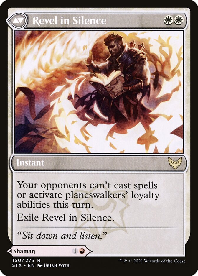Flamescroll Celebrant // Revel in Silence (150) - Strixhaven: School of Mages (STX)