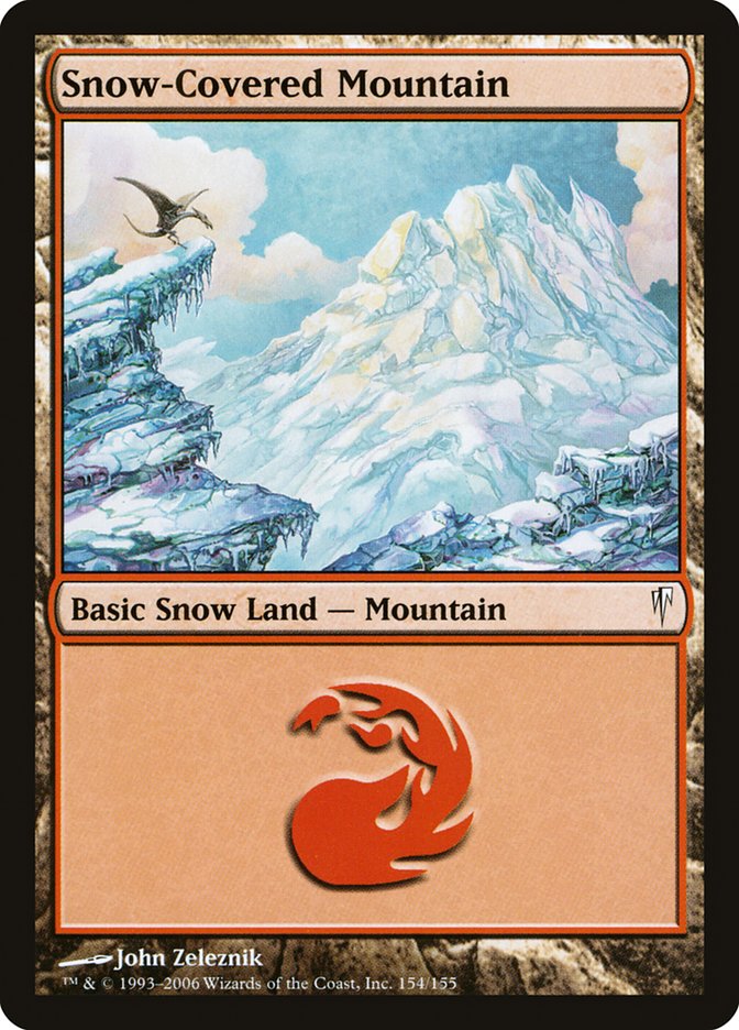 Snow-Covered Mountain (154) - Coldsnap (CSP)