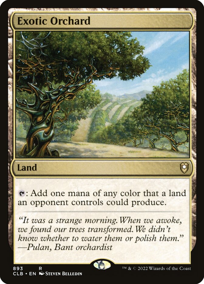 Exotic Orchard (893) - Commander Legends: Battle for Baldur's Gate (CLB)